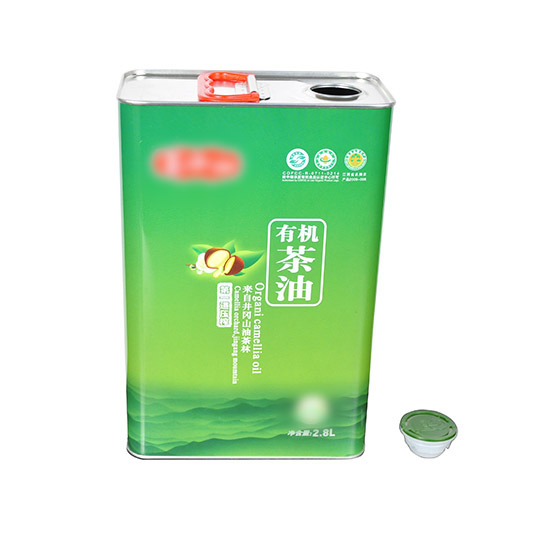 手提有機山茶油鐵罐包裝批發(fā)定制