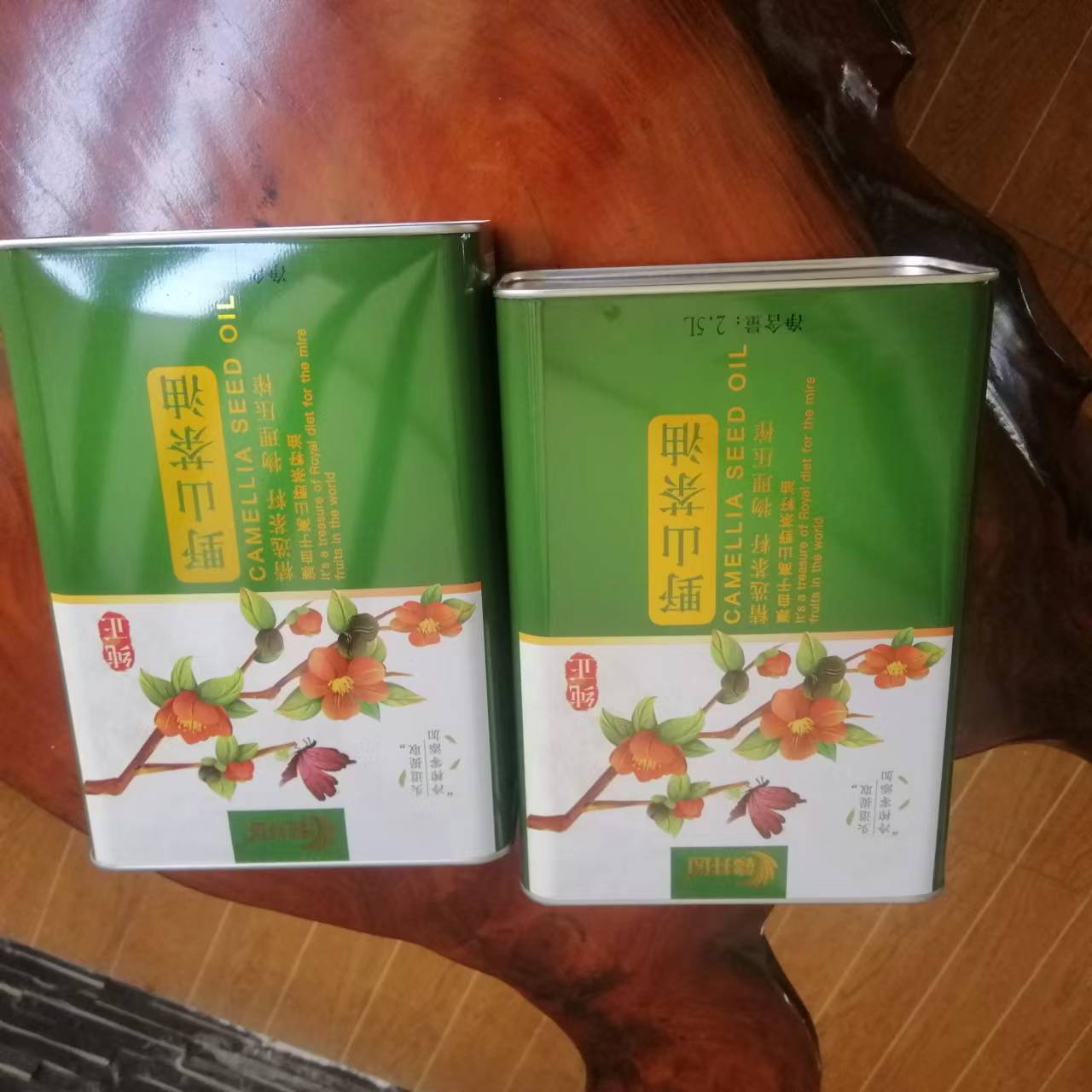 江西2.5L手提茶油鐵罐 江西哪里做山茶油鐵桶好？